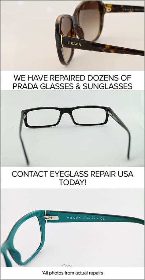 prada sunglasses repair service.